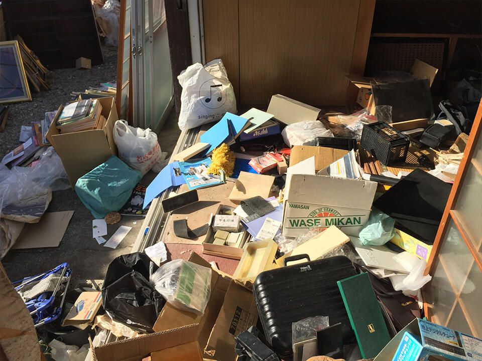 ゴミ屋敷の片付け